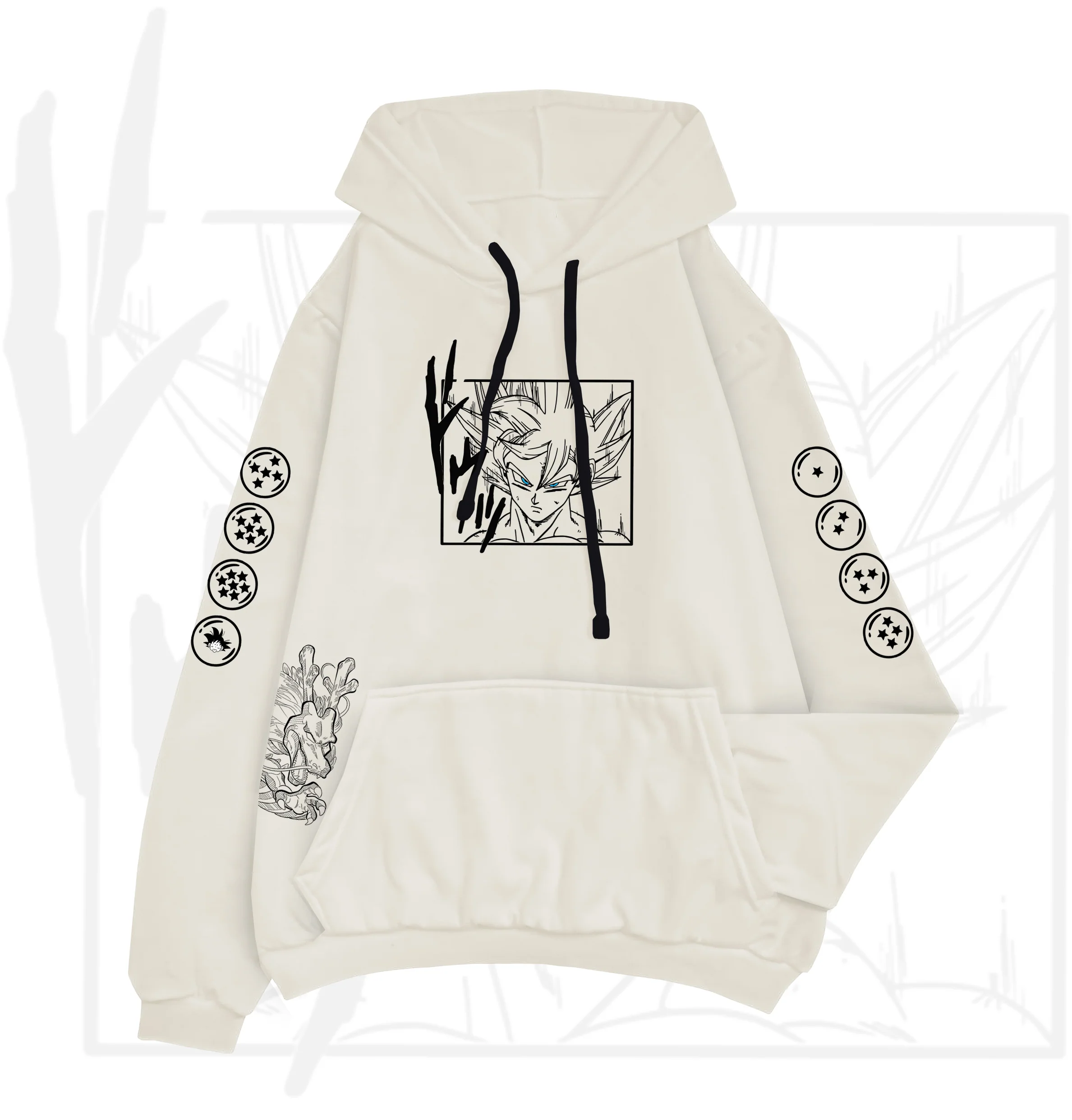 HOODIE GOKU MARFIL
