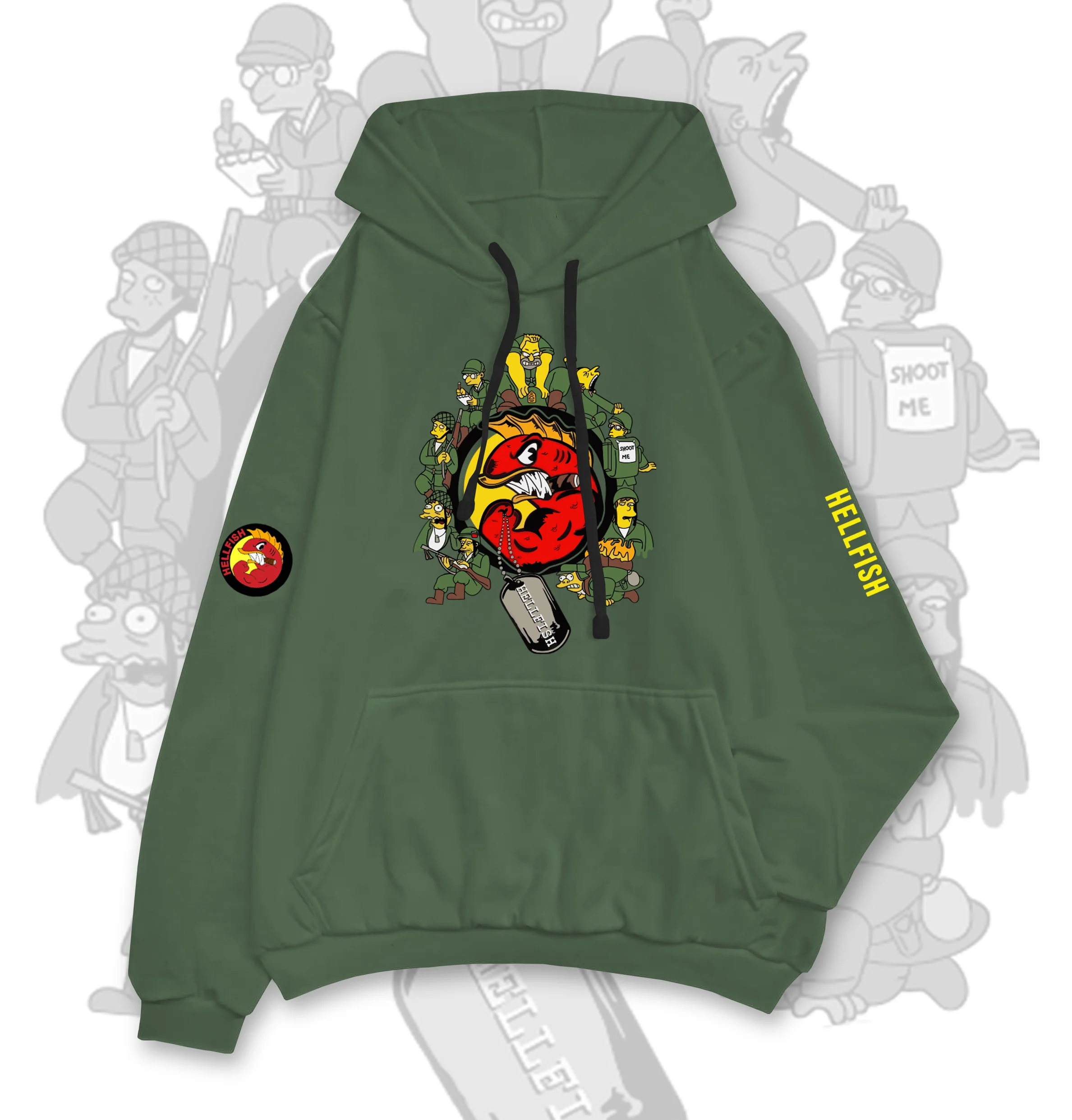 HOODIE HELLFISH LOS SIMPSON