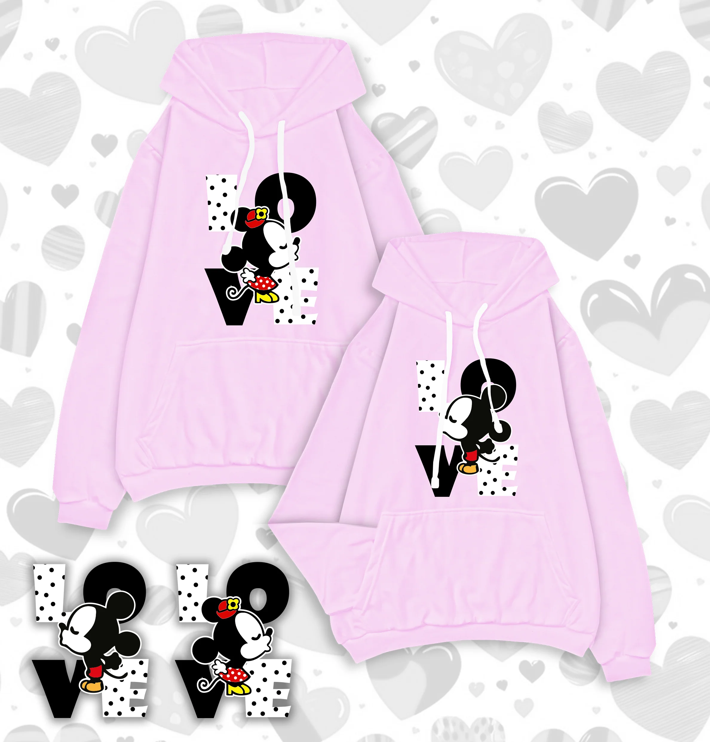 HOODIES EN PAREJA MICKEY Y MINNIE MOUSE - Image 4